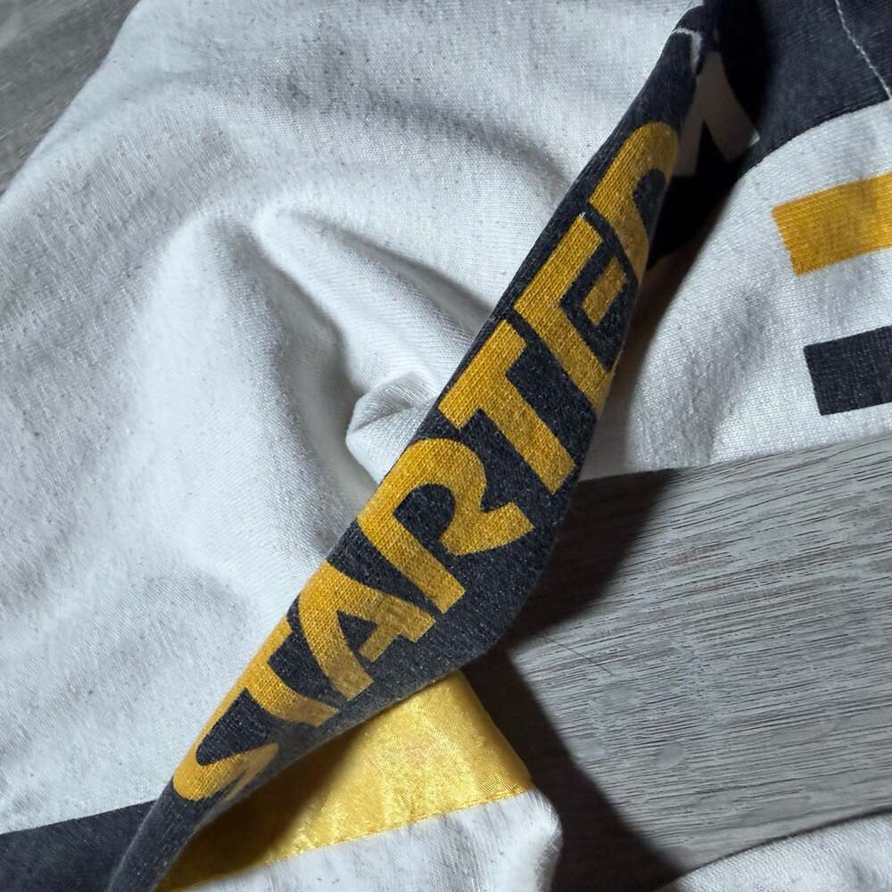 Vintage 90s Starter Boston Bruins NHL Long Sleeve Jersey Sweater AOP Grunge - Picture 4 of 13